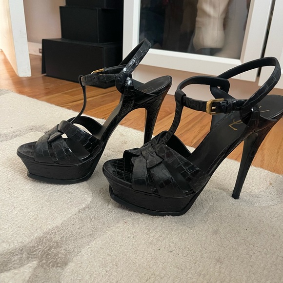 Saint Laurent croc tribute heels! - Picture 6 of 6